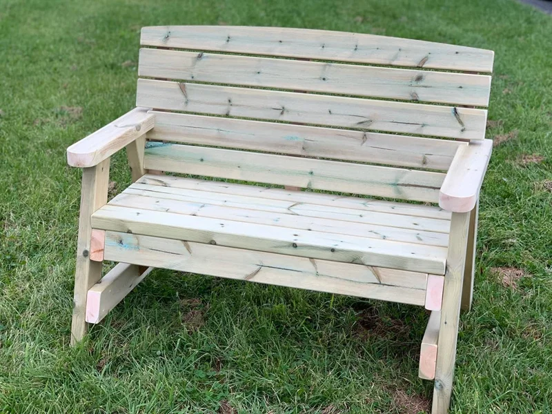 Handmade Wooden Garden Bench