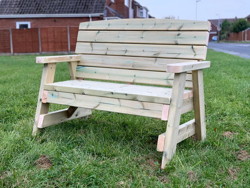 Handmade Wooden Garden Bench